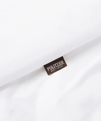Pulitzer Duvet Cover Set - 400TC Sateen Egyptian Cotton | White